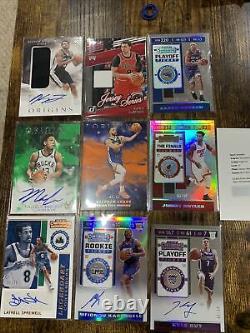 LOT Of Rare NBA Cards. Autos, Serial #, Game Worn, Jimmy Butler, Steph Curry +