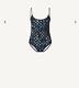 Louis Vuitton Limited Edition Mahina Monogram One-piece Swimsuit Size 42 = Large