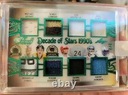 Leaf Pearl Stars 1990s Michael Jordan Wayne Gretzky Griffey Jr Jersey Patch /2