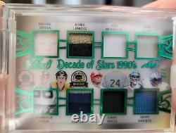 Leaf Pearl Stars 1990s Michael Jordan Wayne Gretzky Griffey Jr Jersey Patch /2