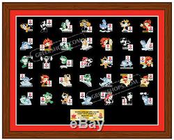 Limited Edition Beijing 2008 Mascot 35-Piece Pin Framed Collectors Set