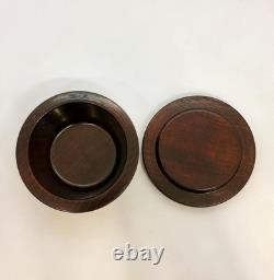 Limited Edition Johoji Lacquer, Lid, 3-Piece Small Holder, Folk Art