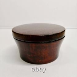 Limited Edition Johoji Lacquer, Lid, 3-Piece Small Holder, Folk Art