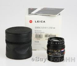 Limited Edition Leica Summicron-m 12/50mm Dutch Flag Only 5 Pieces Ever Made