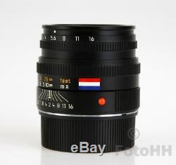 Limited Edition Leica Summicron-m 12/50mm Dutch Flag Only 5 Pieces Ever Made