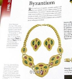 Limited Edition Napier'Byzantium' Runway Necklace BOOK PIECE