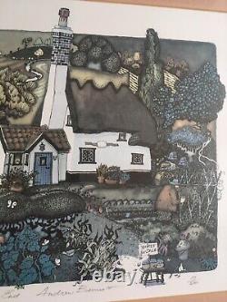 Limited Edition Print Thatch End by Andrew Bennett 19/500 Hand Signed Numbered