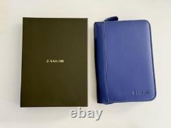 Limited Edition Sailor Fountain Pen Round Zip 5-Piece Leather Case