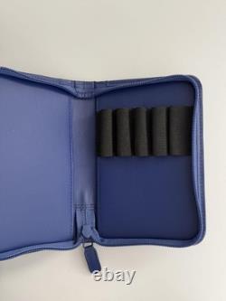 Limited Edition Sailor Fountain Pen Round Zip 5-Piece Leather Case