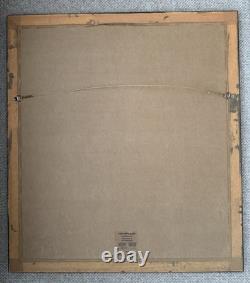 Lino Lago. FAKE ABSTRACT (Queen Victoria) Signed. Ltd Ed. Framed with Art Glass