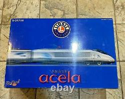 Lionel 6-31714 Amtrak Acela Full 5 Piece Train Set W Rail Sounds 5.0 Nib New