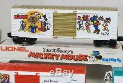 Lionel 6-8773 Mickey Mouse Express 15 Piece Freight Set New In Box