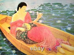 Lot of 100 pieces Waterlilies VINTAGE POSTERS MURAMASA KUDO PRINTED IN FRANCE