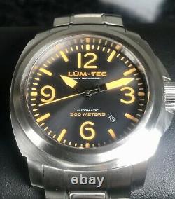 Lum-Tec M68 Automatic 44mm Sunburst Dial Limited Edition 175 Pieces 300m Diver