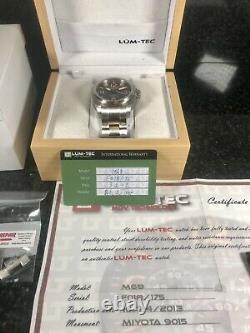 Lum-Tec M68 Automatic 44mm Sunburst Dial Limited Edition 175 Pieces 300m Diver