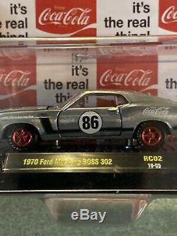 M2 Coca Cola 1970 Ford Mustang BOSS 302 RC02 18-55 Raw Chase 250 Pieces VHTF