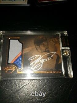 MIKE PIAZZA METS 2014 TOPPS DYNASTY RELIC PATCH AUTOGRAPH SEALED #'ed 1/10