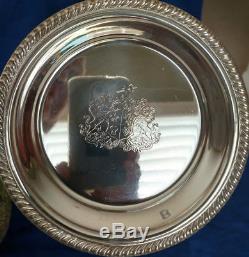 MOSER 1880's Bridal Bowl 22K withOrig French Silver Stand Museum Piece