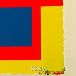 MR CLEVER ART MONDRIAN BED abstract primary contemporary pop art modern wall art