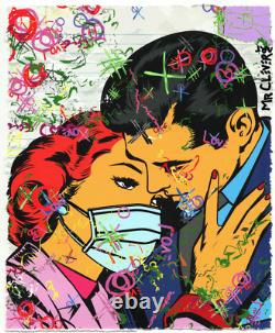 MR CLEVER ART POST APOCALYPTIC LOVE NOTES street art deco urban graffiti print