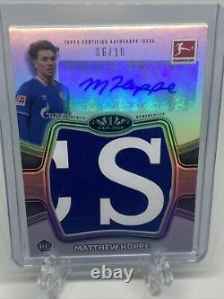Matthew Hoppe 2020-21 Topps Tier One Rookie Card Patch Auto RC RPA SP /10