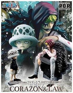 MegaHouse One Piece P. O. P POP Limited Edition Figure Corazon & Law Japan No Fake