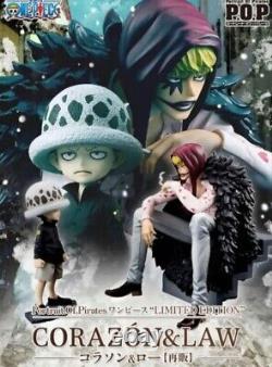 Megahouse One Piece Portrait. Of. Pirates LIMITED EDITION Corazon and Law Figure