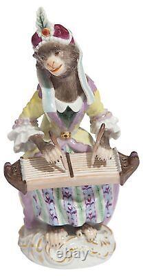 Meissen 310th Anniversary World Ltd Edition, Monkey Musicians Playing the Zither