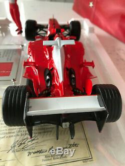 Michael Schumacher 75th Win Ferrari F1 F2004 Hotwheels 118 Race Suit Piece COA