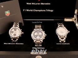 Mint Tag Heuer 1998 F1 World Champions Trilogy Limited Edition Of 50 Pieces