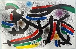 Miró Original Lithograph (1972) from Joan Miró Lithographie I (1972) No. IX