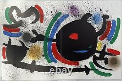 Miró Original Lithograph (1972) from Joan Miró Lithographie I (1972) No. X