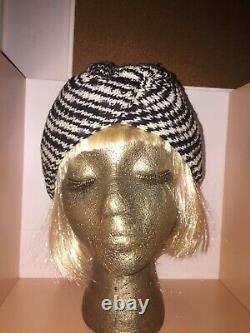 Missoni Winter Warm Black & White Knit Stylish Turban! Cozy Warmness Piece