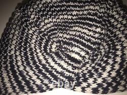 Missoni Winter Warm Black & White Knit Stylish Turban! Cozy Warmness Piece