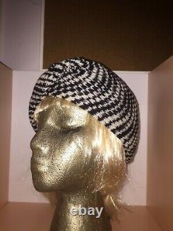 Missoni Winter Warm Black & White Knit Stylish Turban! Cozy Warmness Piece