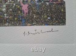 Mr. Brainwash Signed Girl with a Red Heart Balloon Collectable Lithograph