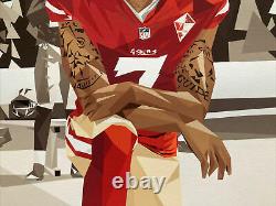 NATUREL Signed COLIN KAEPERNICK Limited Edition LAWRENCE ATOIGUE Numbered BLM
