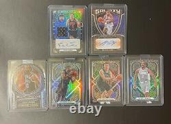 NBA Mint Obsidian Card Lot! 2 Autos, RC, 3 Serial Numbered /49, /59, 75 Read