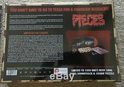 NEW! Pieces (1983) Arrow Limited Edition Blu-Ray Box Set Vinyl Soundtrack Jigsaw