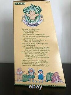 NIB Vintage Cabbage Patch Kids Doll 1985 Mac Jamey Preemie w Birth Certificate
