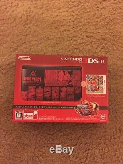 NINTENDO 3DS XL SYSTEM One Piece Red Limited Edition JPN Import