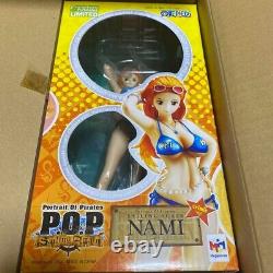 Nami Figure ONE PIECE P. O. P Official Guidebook POPS Limited Edition USED