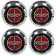 New 1970-77 Ltd Wheel Center Caps 4-piece Magnum 500 1970-71 Torino Ford