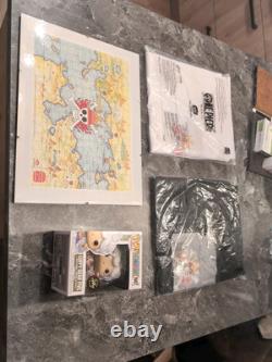New One Piece Burger King 2024 Map Limited Edition T-Shirt & Funko Pop Chase Ruf