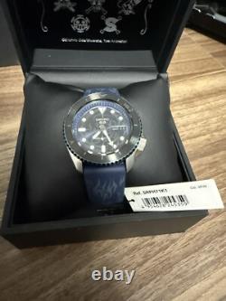New Seiko 5 Limited Edition One Piece Sabo Blue Dial