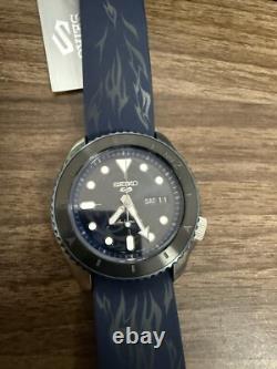 New Seiko 5 Limited Edition One Piece Sabo Blue Dial