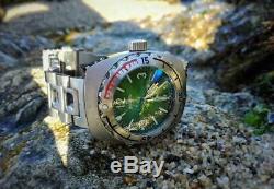 New Vostok Amphibia 1967 Green face Diver Watch Limited Edition 500 pieces