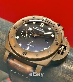 O3 Watches Bronze Trident 47mm Bronzo Limited Edition 100 Pieces Automatic