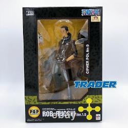 ONE PIECE Rob Lucci 1.5 Limited Edition Excellent Model P. O. P MegaHouse FASTSHIP