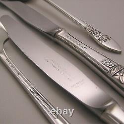 ORANGE BLOSSOM Design ANGORA CO LTD Silver Service 53 Piece Canteen of Cutlery